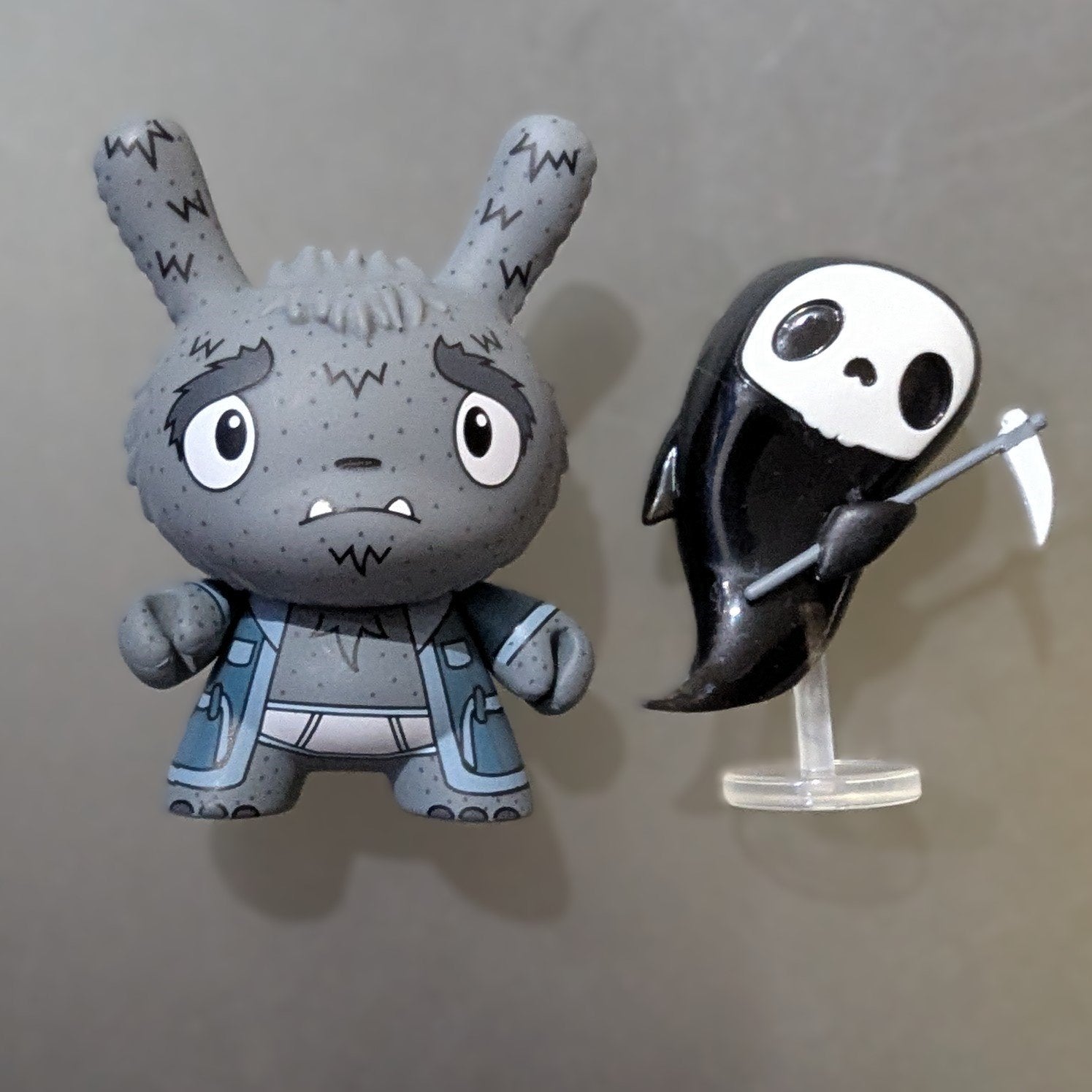 Grim Reaper Grampy - Dunny Scared Silly - The Bots 1/24  - 1