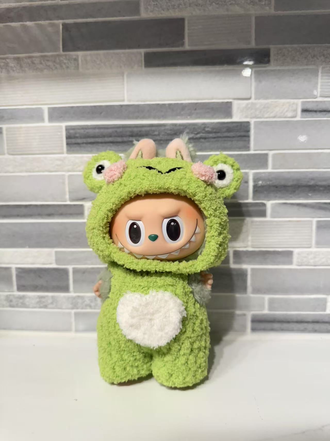 Crochet Keroppi - Labubu Clothes for Exciting Macaron