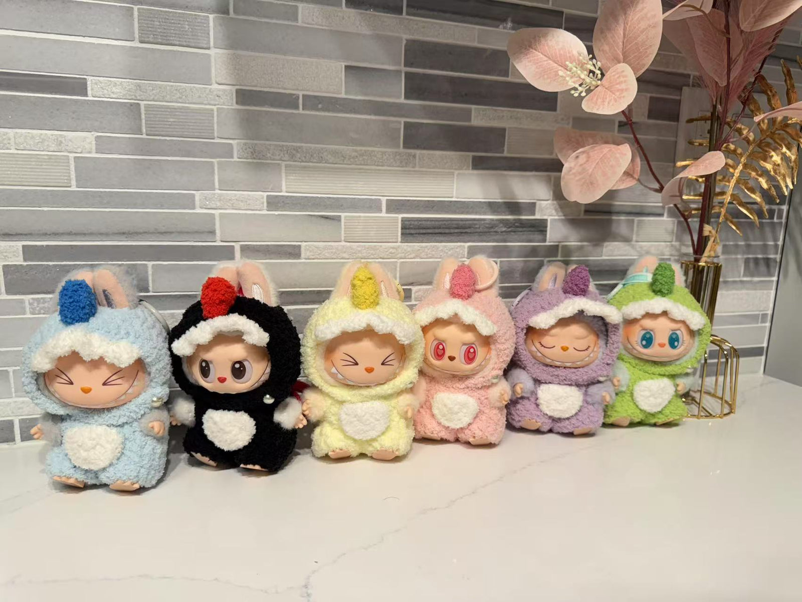 Crochet Green Dino - Labubu Clothes For Have A Seat - 1