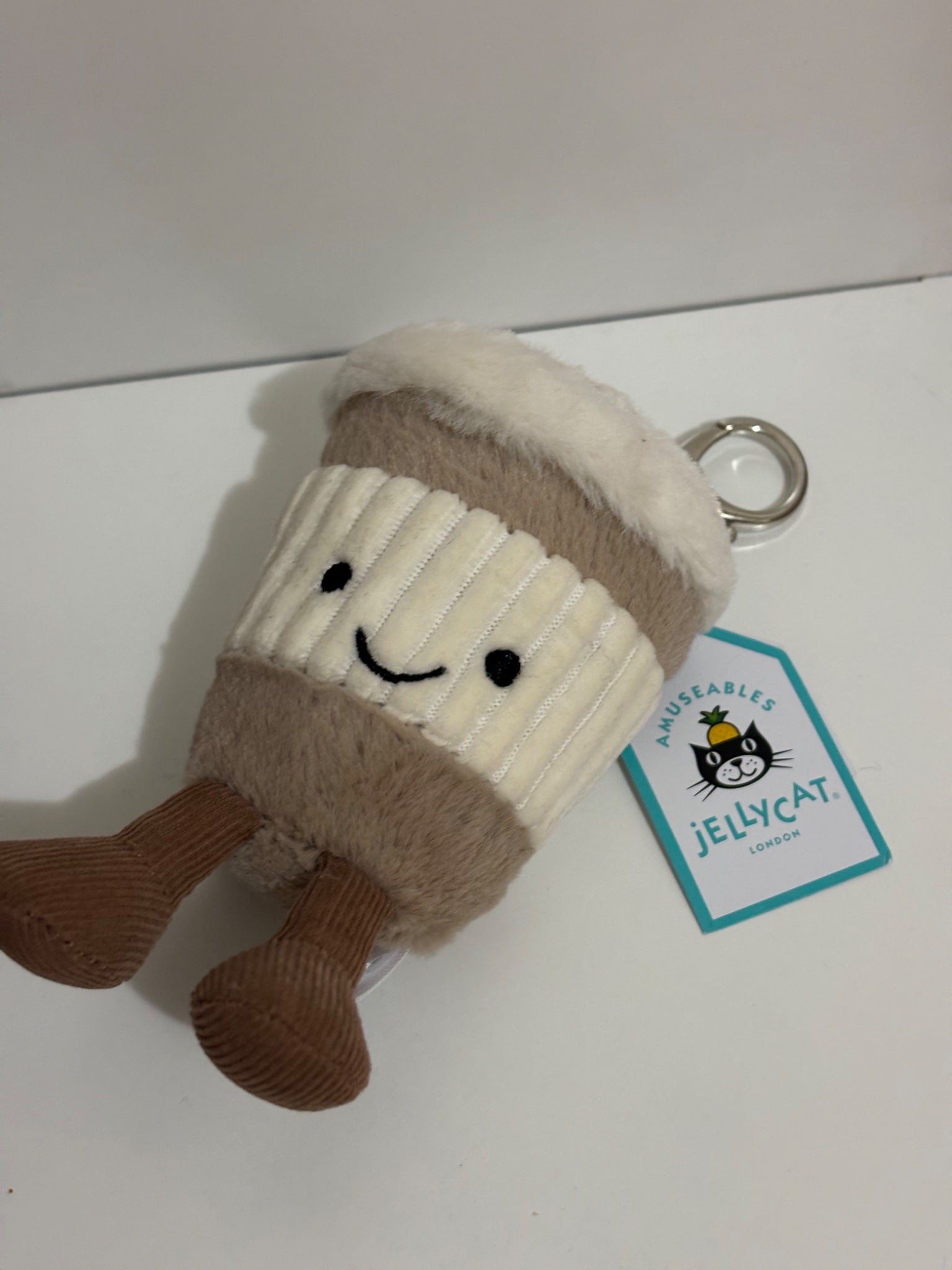 Jellycat Plush Keychain - Coffee Cup - 1