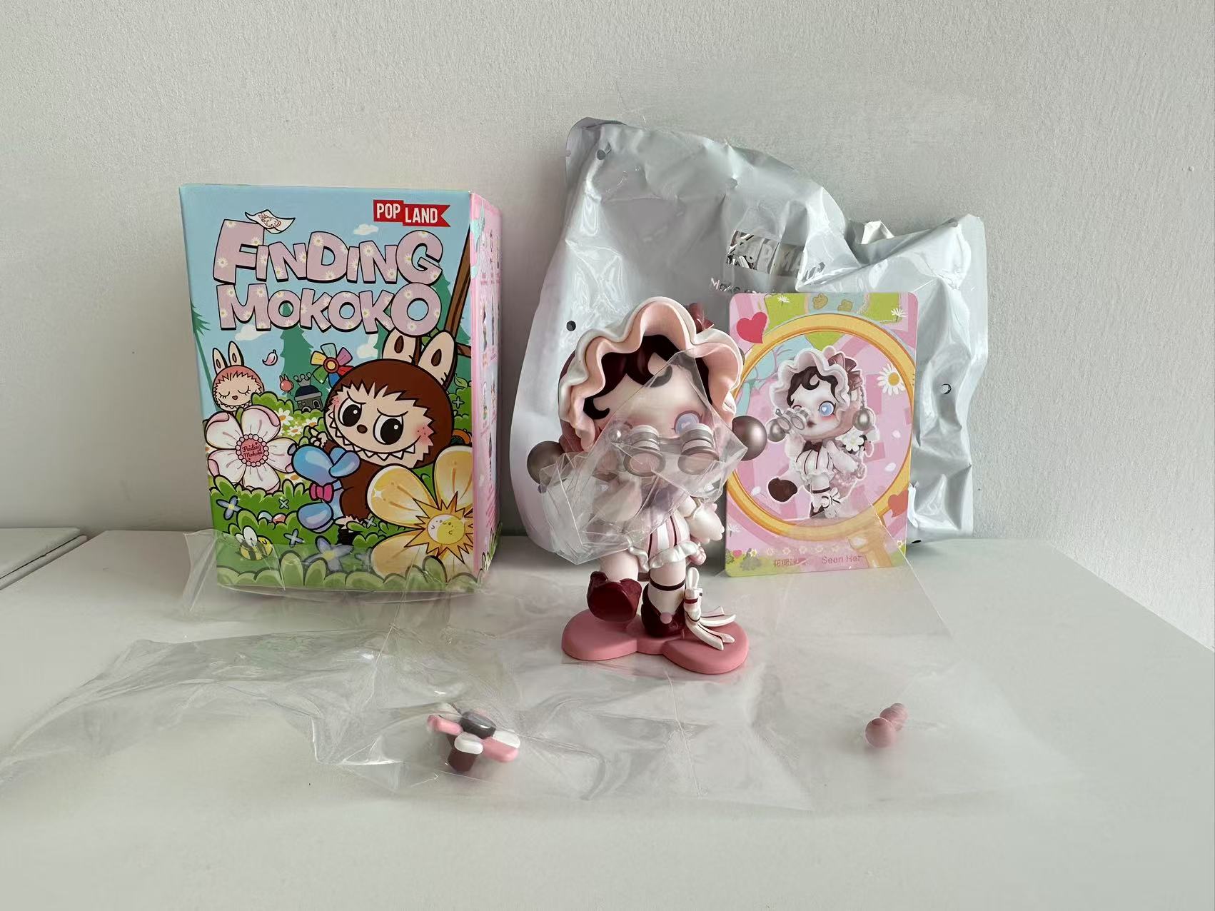 Kopher 8点セット　てん子さんコラボ Seen her (Skullpanda) - Finding Mokoko Series by POP MART
