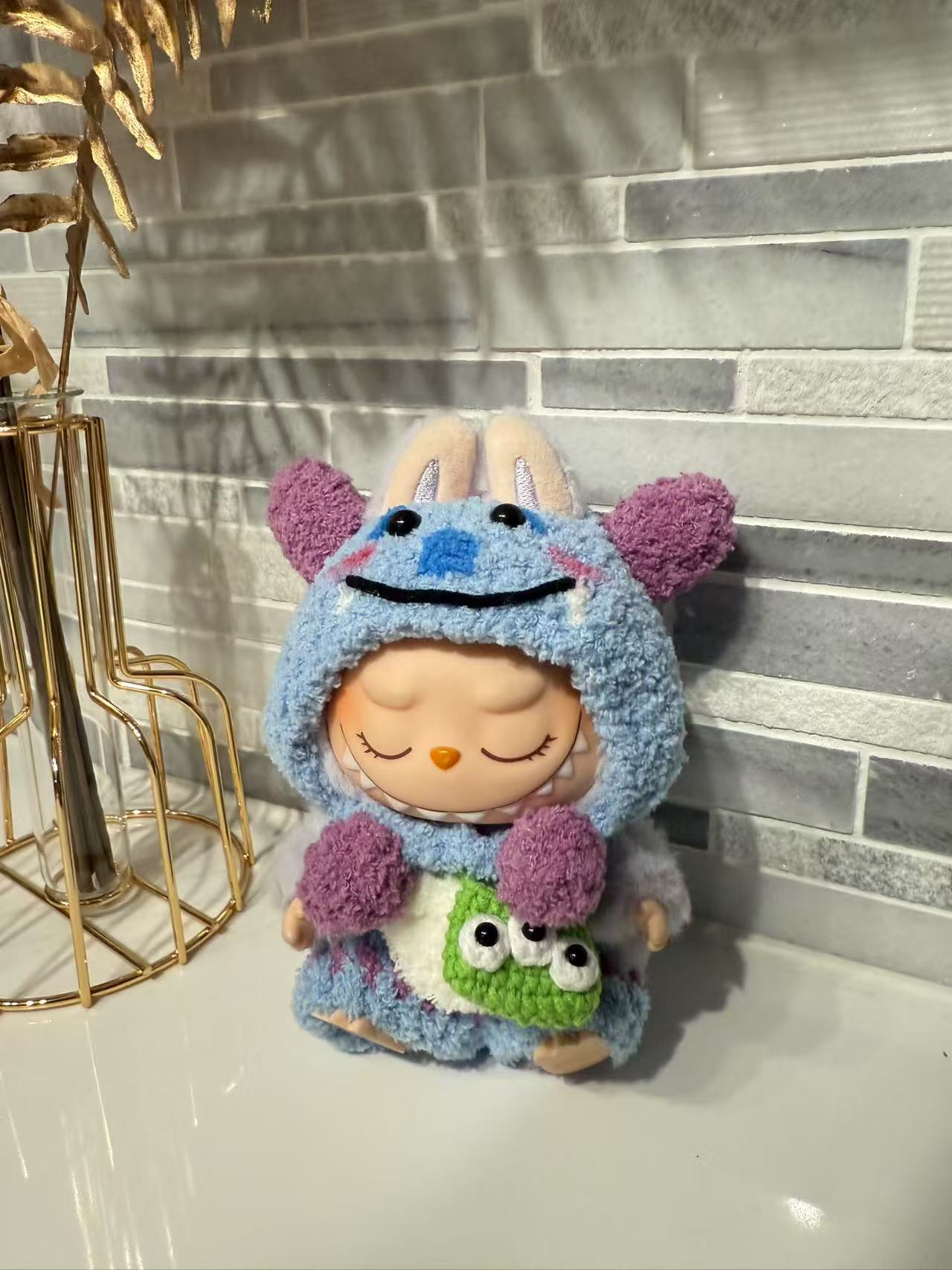 Crochet Monster Inc Sully - Labubu Clothes For Have A Seat