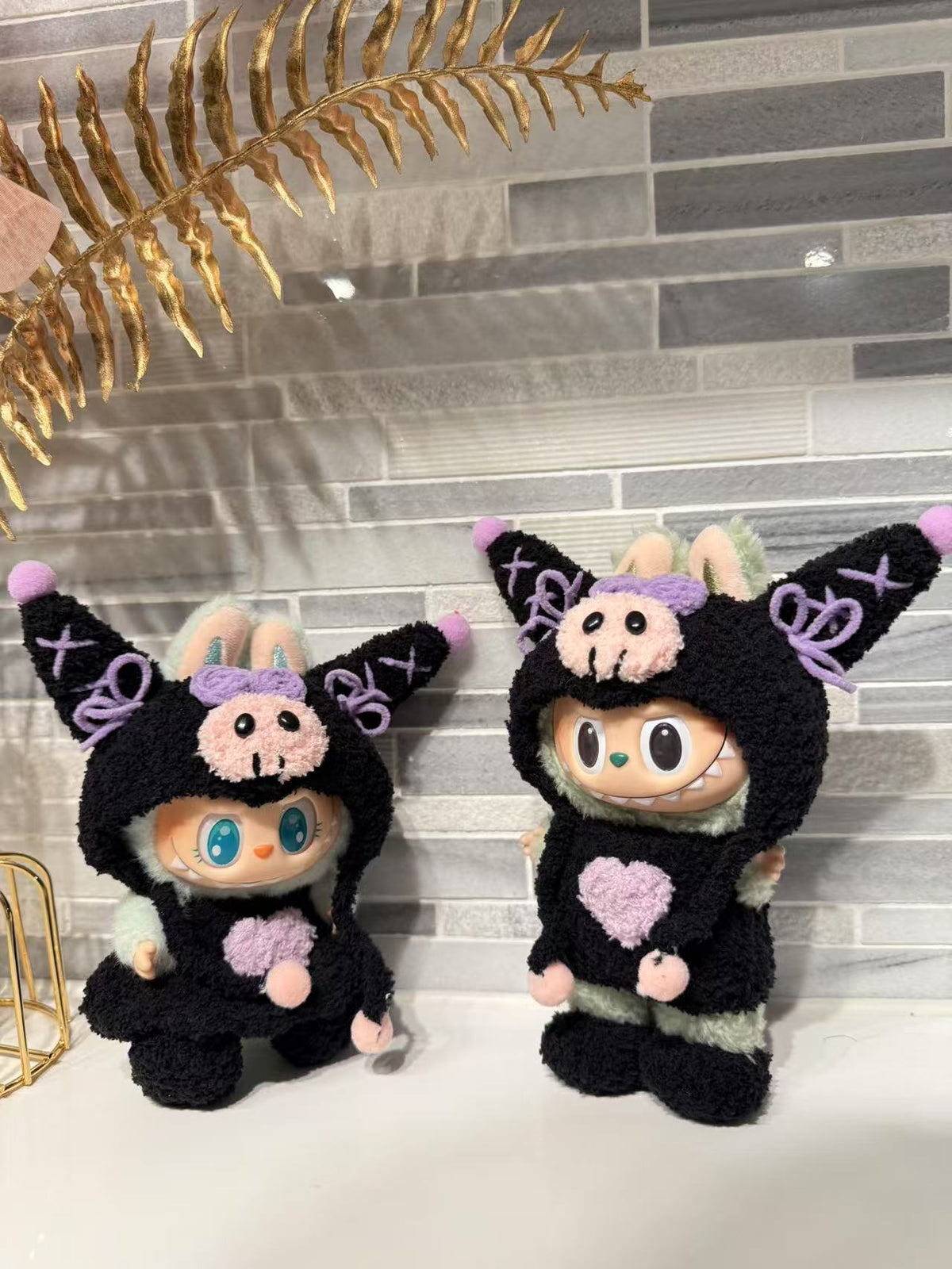 Crochet Kuromi - Labubu Clothes For Exciting Macaron
