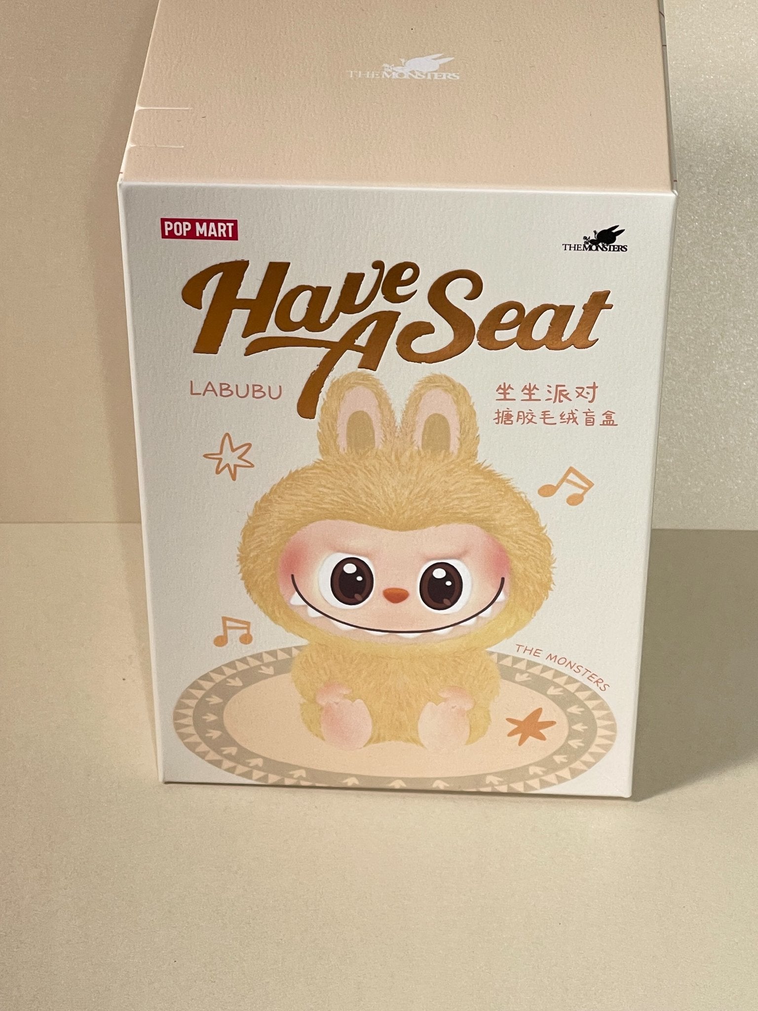 Labubu Have a Seat Series Plush pendant BLIND BOX By POPMART - 1