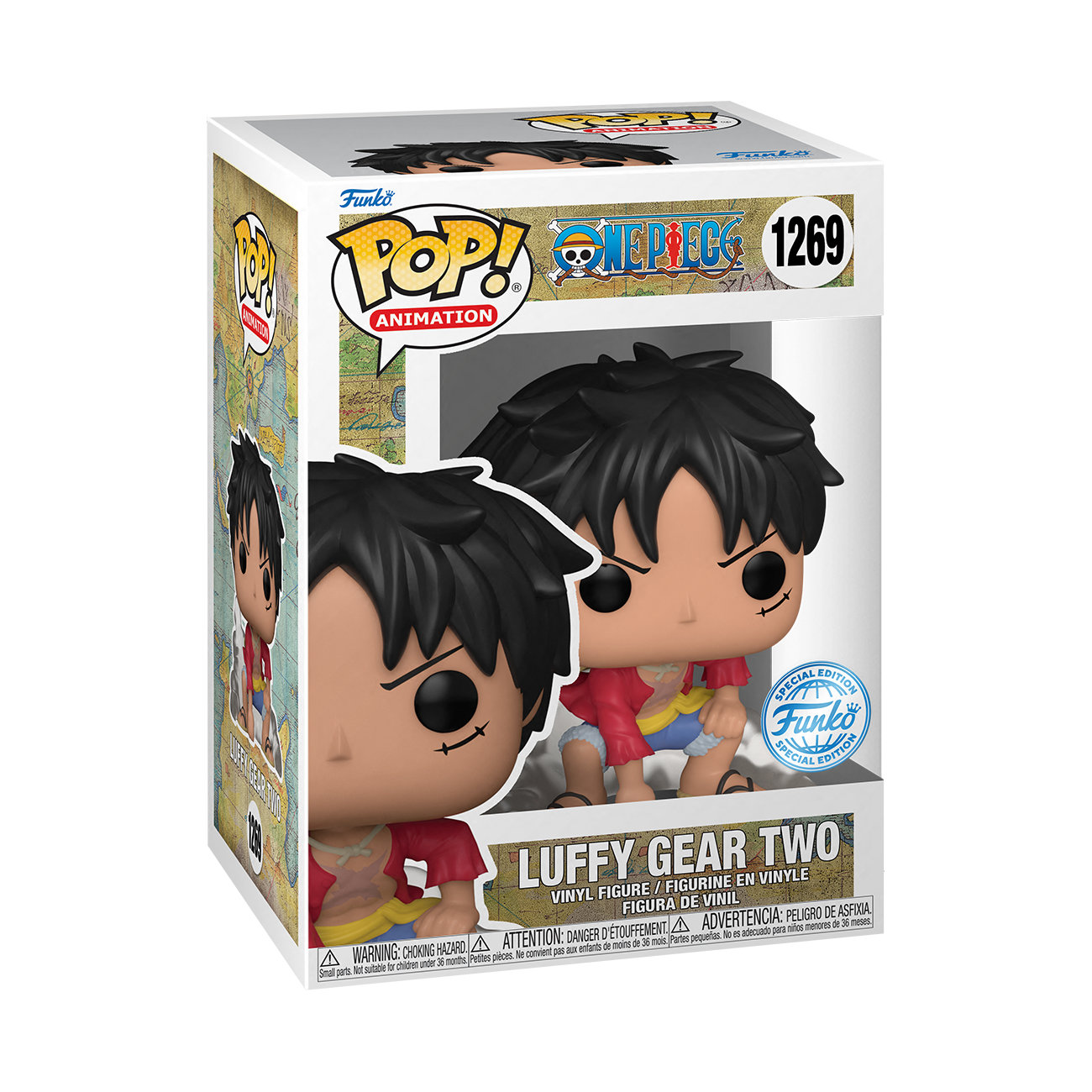 Funko POP! One Piece - Luffy Gear Two #1269 Pop Vinyl Figure - 1