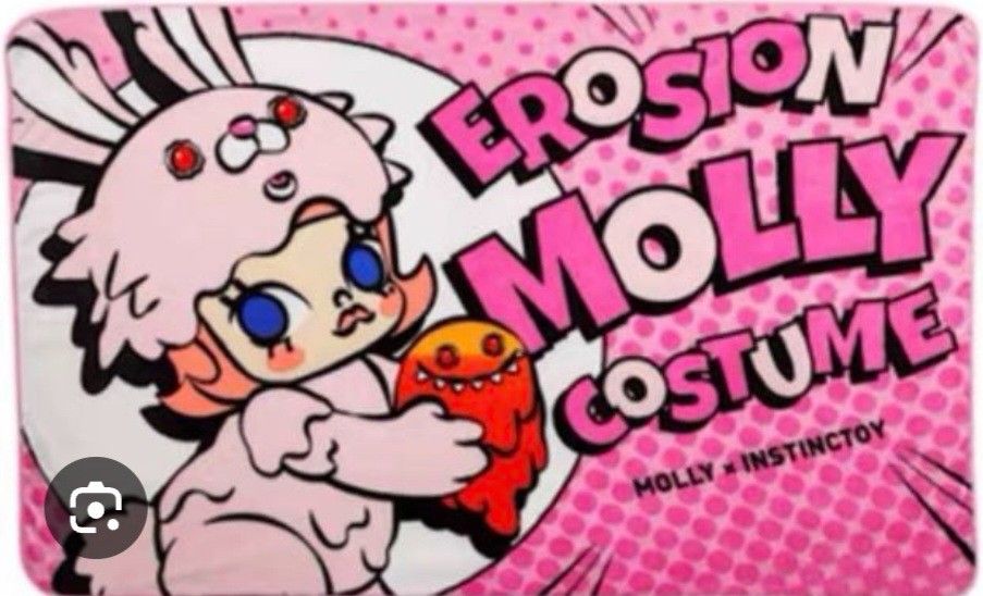 MOLLY X INSTINCTOY Series Blanket (100*150cm) - Pop Mart - 1