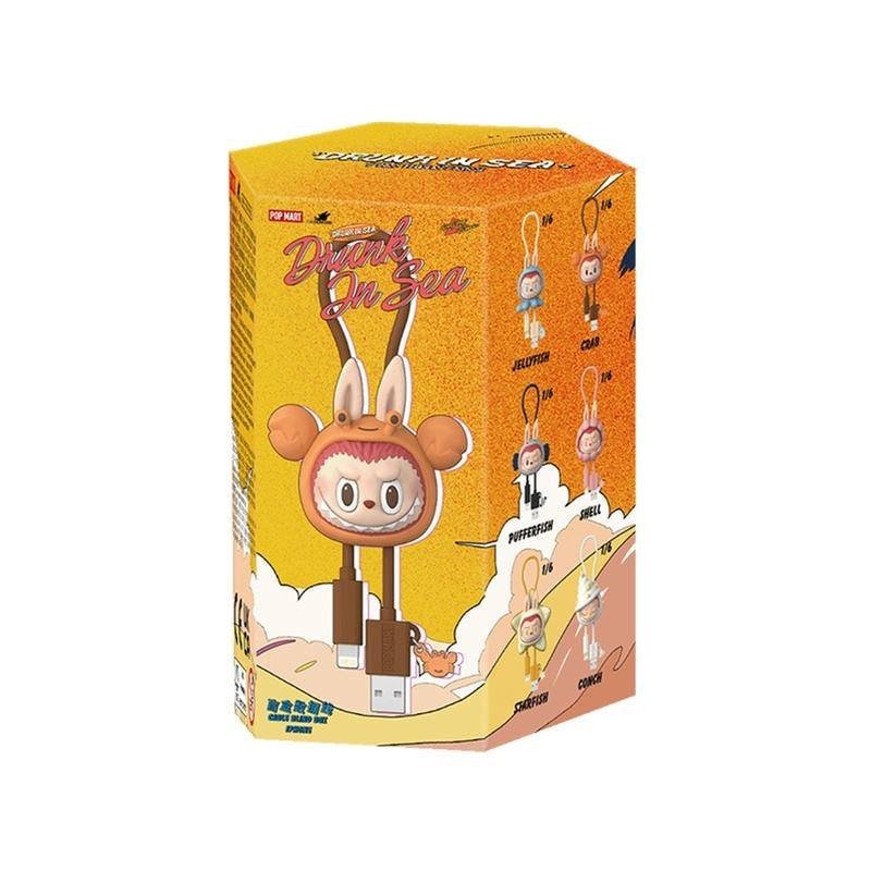 The Monsters LABUBU Drunk in Sea Series Phone Cable Blind Box - IPHONE Type C - POP MART