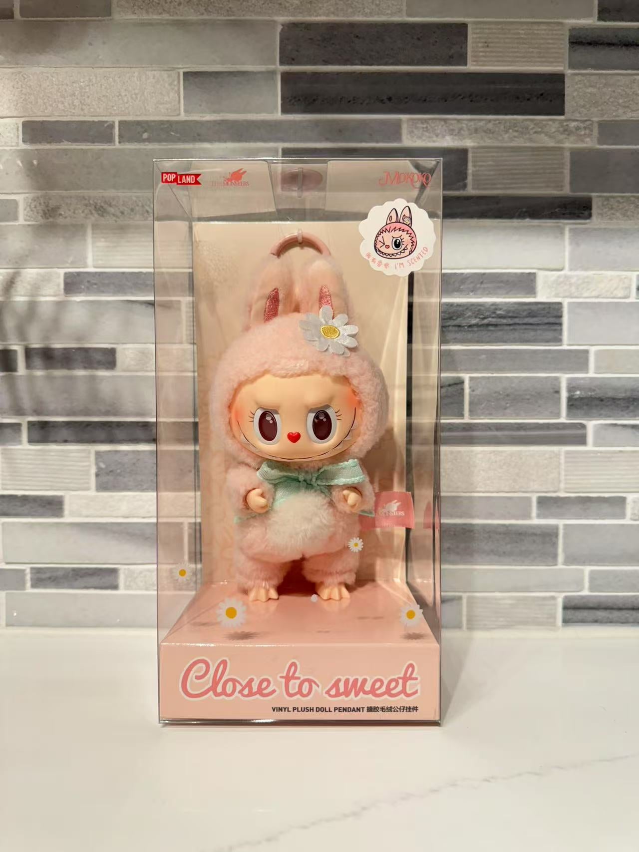 Mokoko Labubu Close to Sweet Vinyl Plush Pendant by POP MART - 1