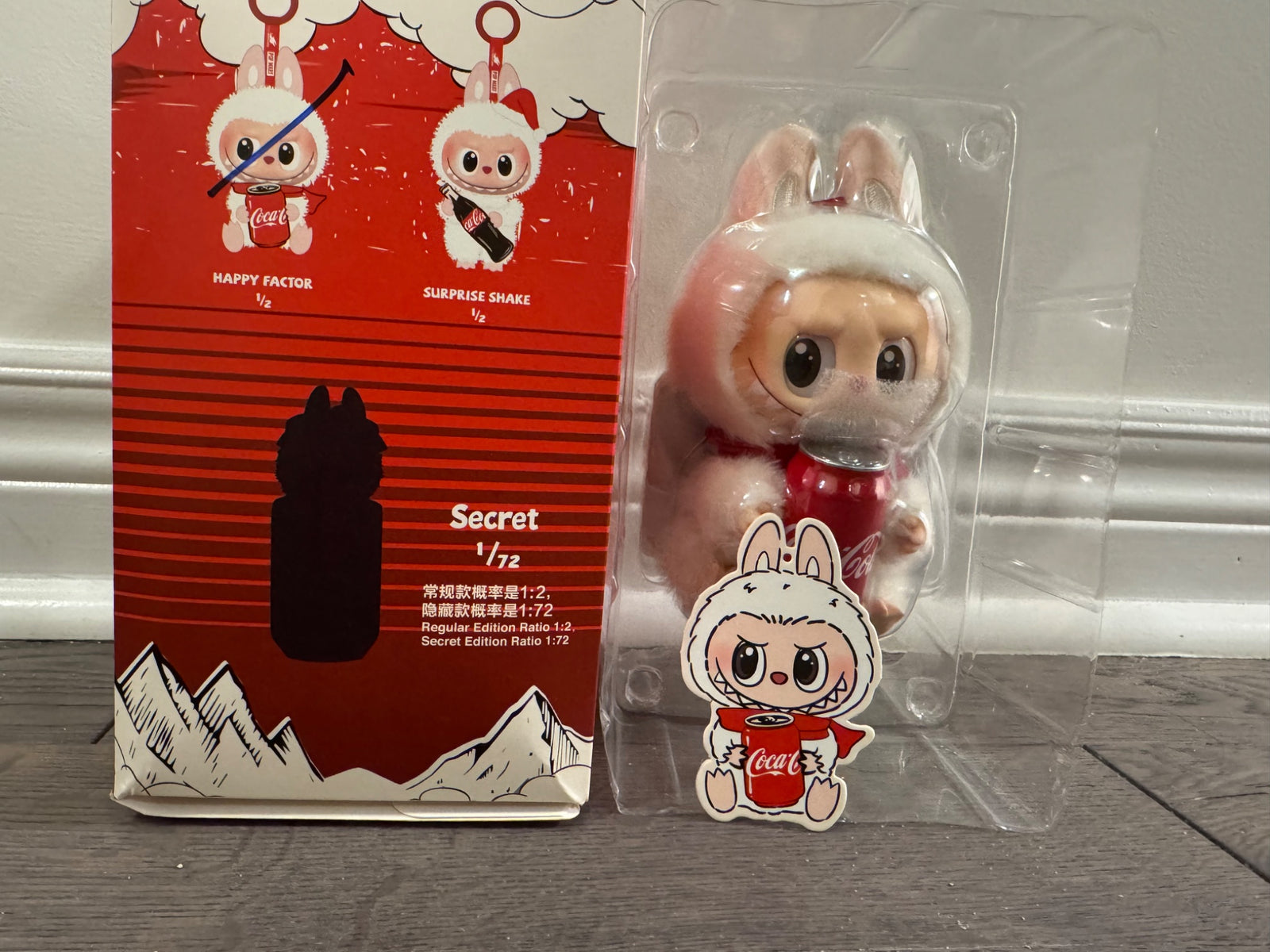 Happy Factor - Labubu The Monsters Coca Cola Series Vinyl Face by POP MART - 1