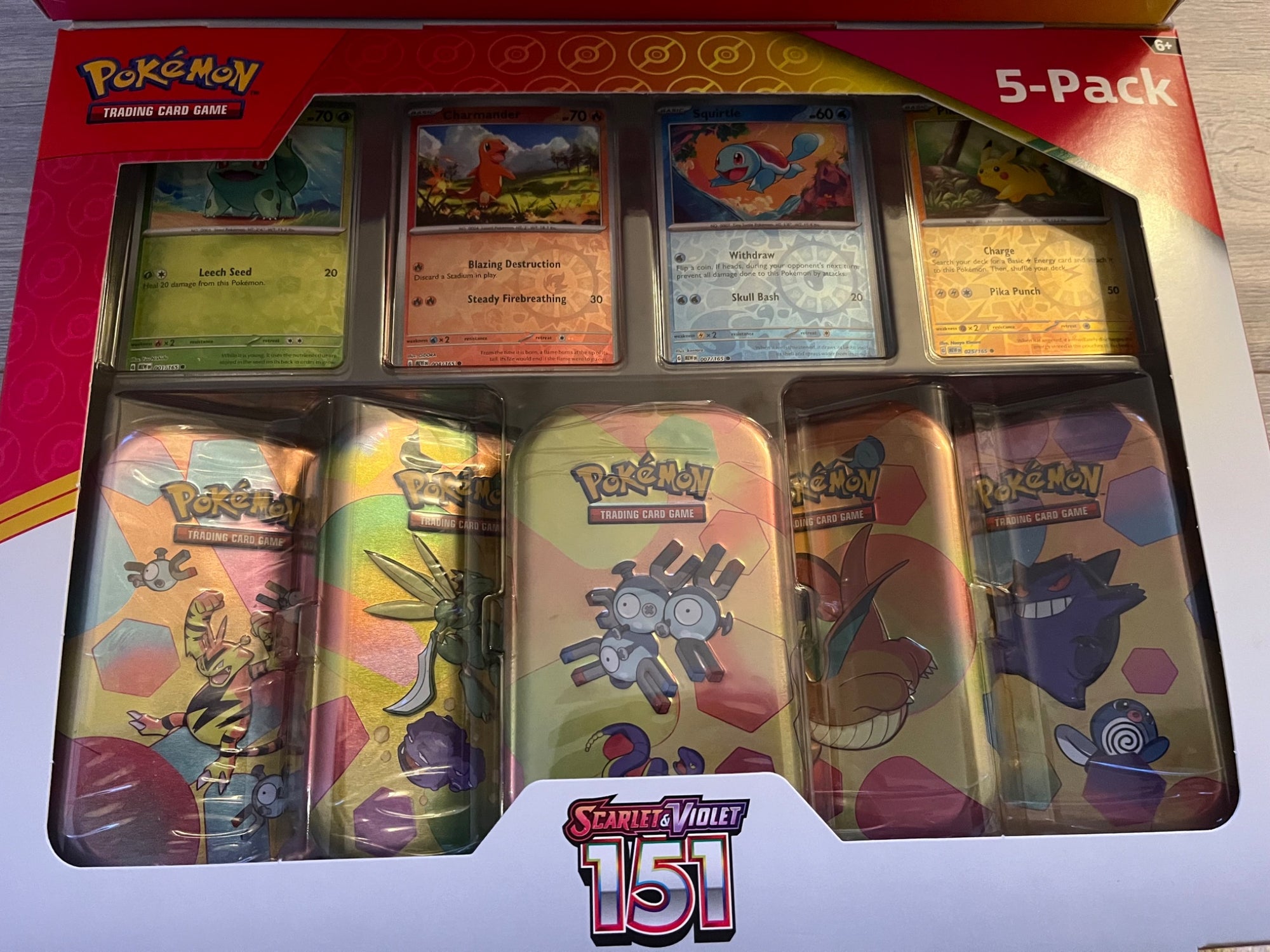 Pokemon Scarlet & Violet 151 (4 Starters and 5 Tins set) - Mindzai