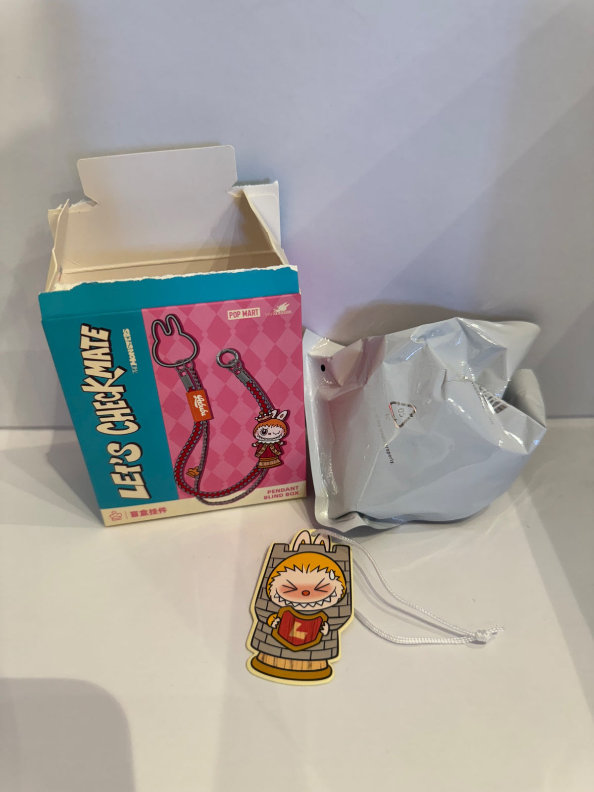 Labubu Rook - Monsters let’s Checkmate pendant - Popmart - 1