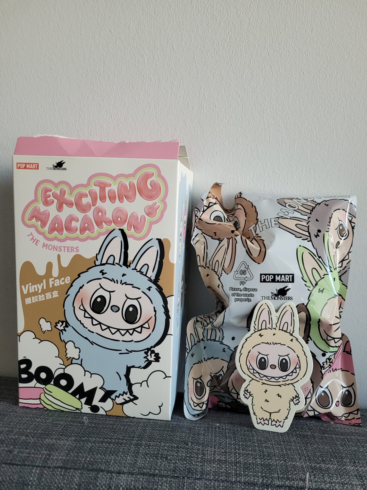 Labubu Soymilk - Exciting Macaron - Popmart - 1