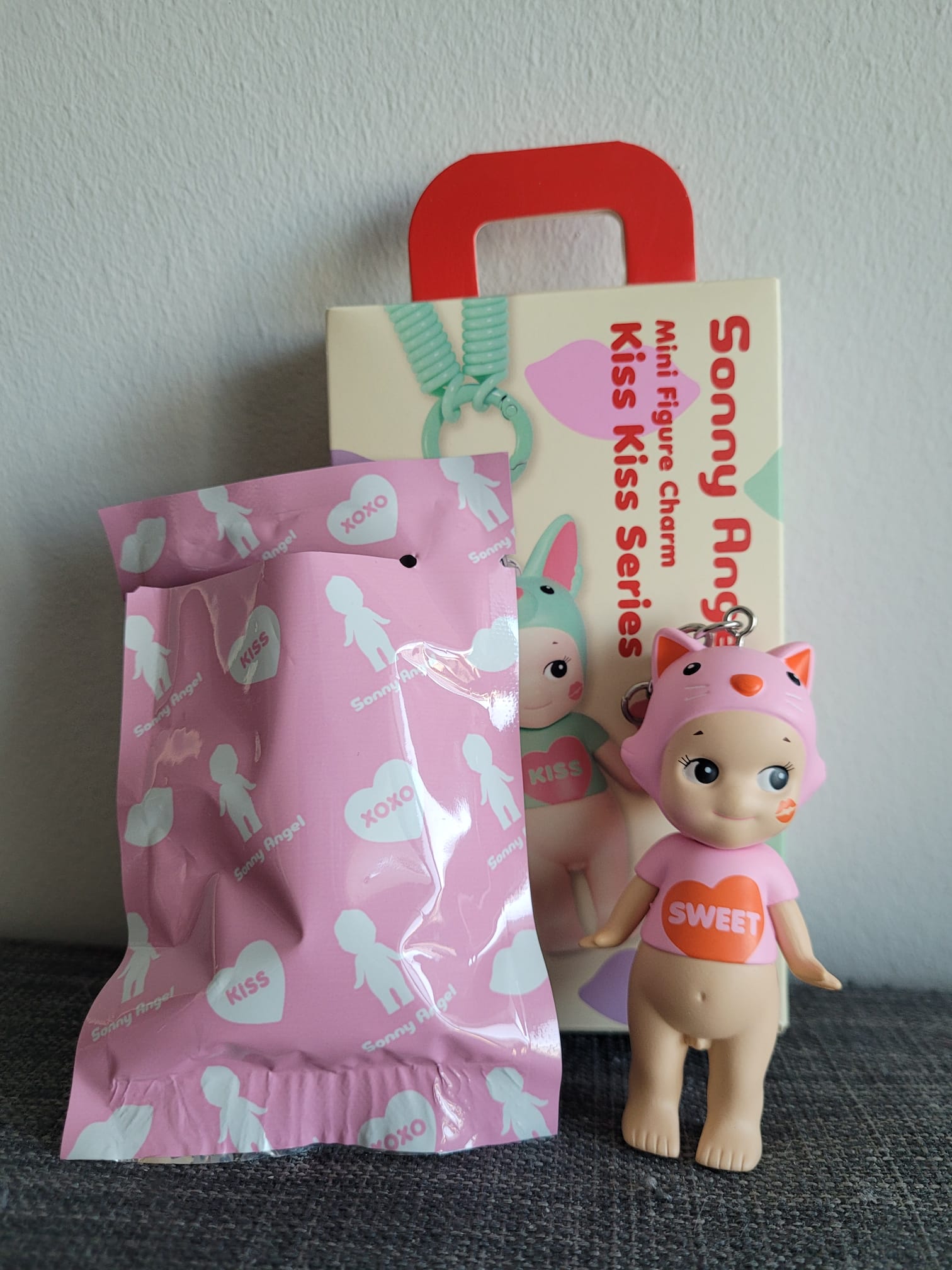 Sonny Angel Pink Cat - Kiss Kiss Series - Dreams - 1