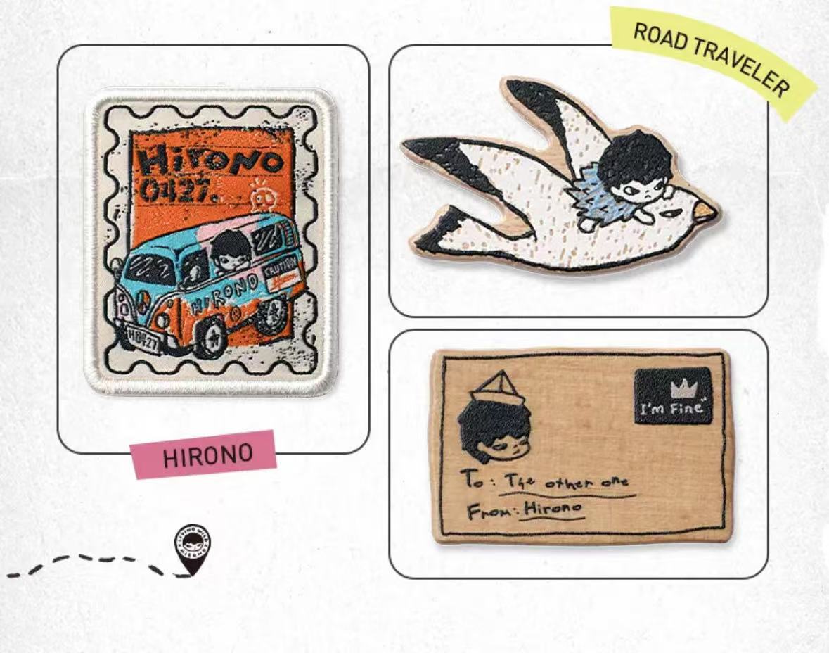 Hirono Living Wild - The wandering highway badge set by POP MART - 6
