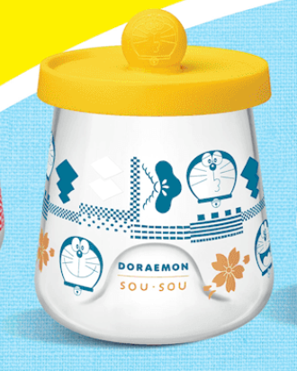 Glass Mug Orange - SOU GOOD - DORAEMON - 1