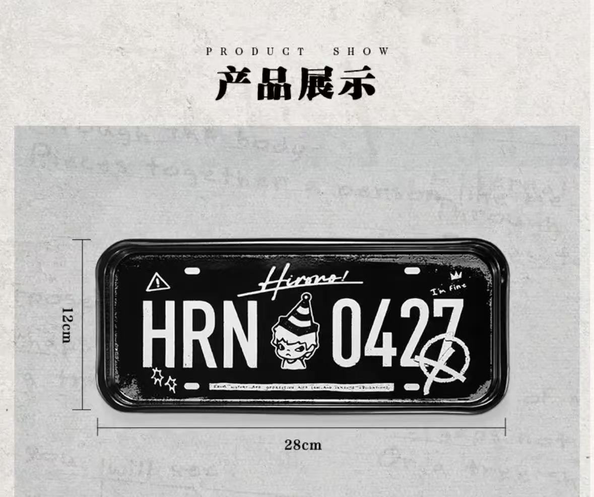 Hirono license plate display - Hirono Living Wild series by POP MART - 2