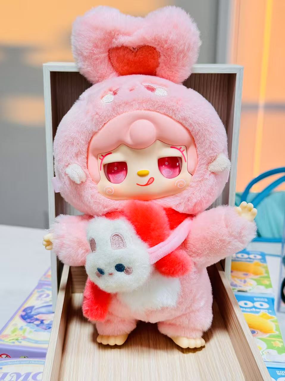 Honey Bunny - Yooki Warming Bunny Keycharm Plush - Yalli Studio