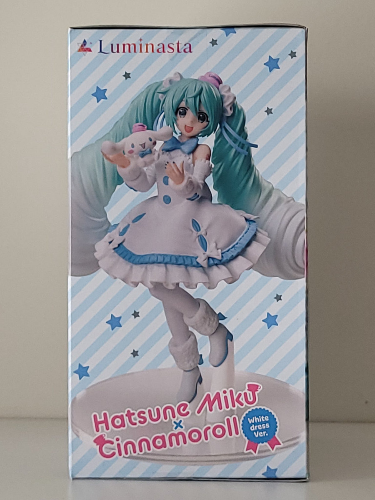 Hatsune Miku ＋ Cinnamoroll Figure (White Dress Ver.) - by Sega - 4
