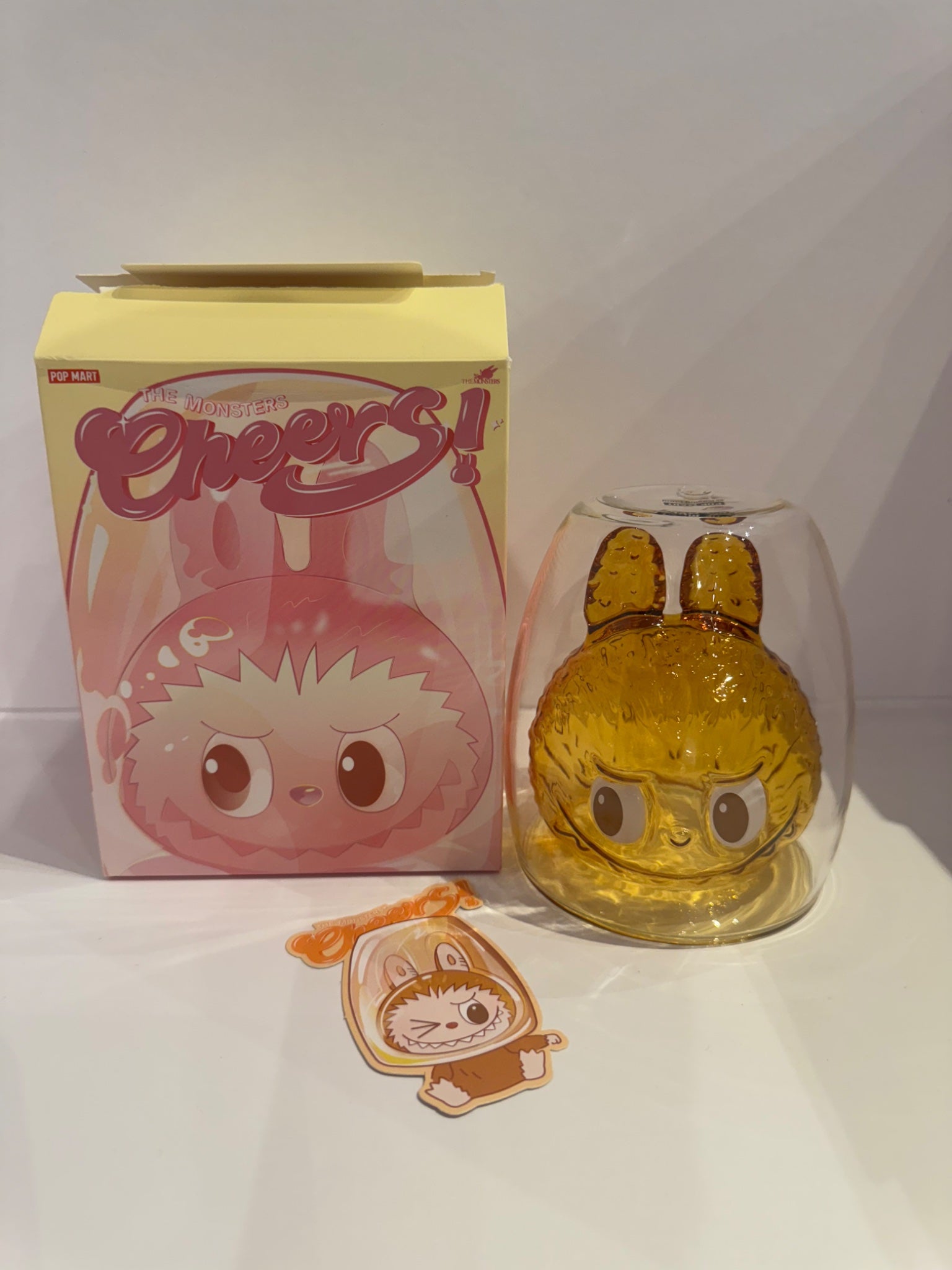 Warm Heart - Labubu Cheers! Glass cup