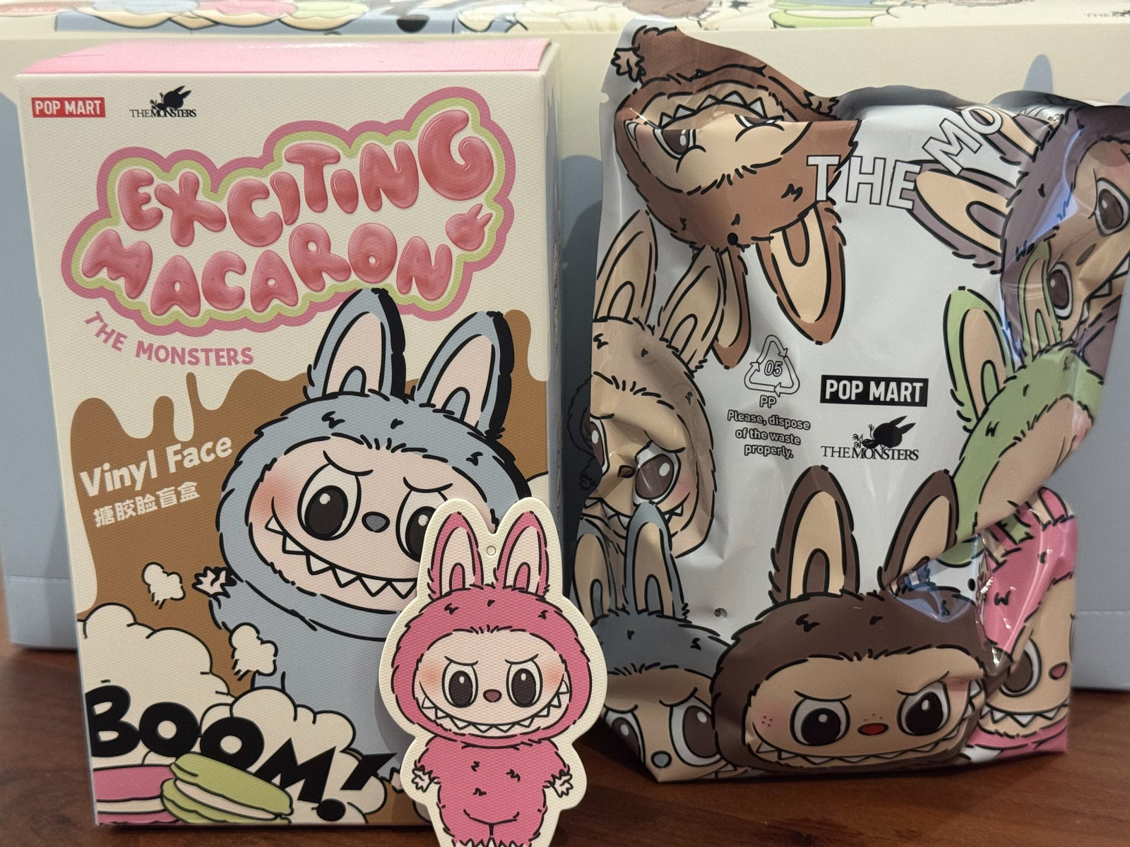 Lychee Berry - Labubu The MONSTERS Exciting Macaron Vinyl Face by POP MART