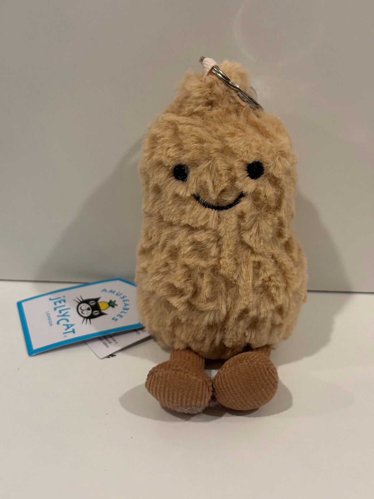 Jelly Cat Peanut Plush Keychain