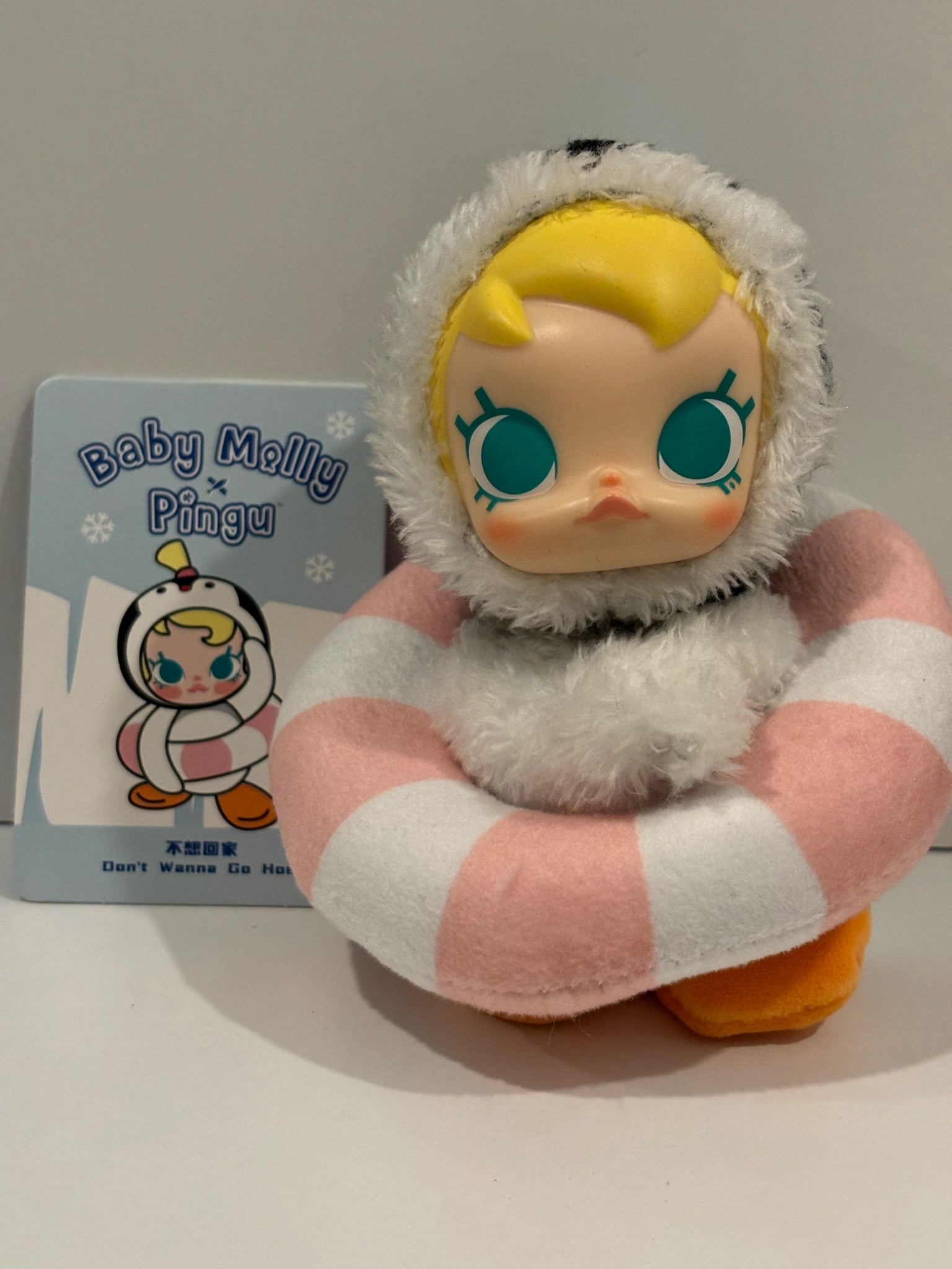 Don’t Wanna Go Home - Baby Molly x Pingu Plush Pendant