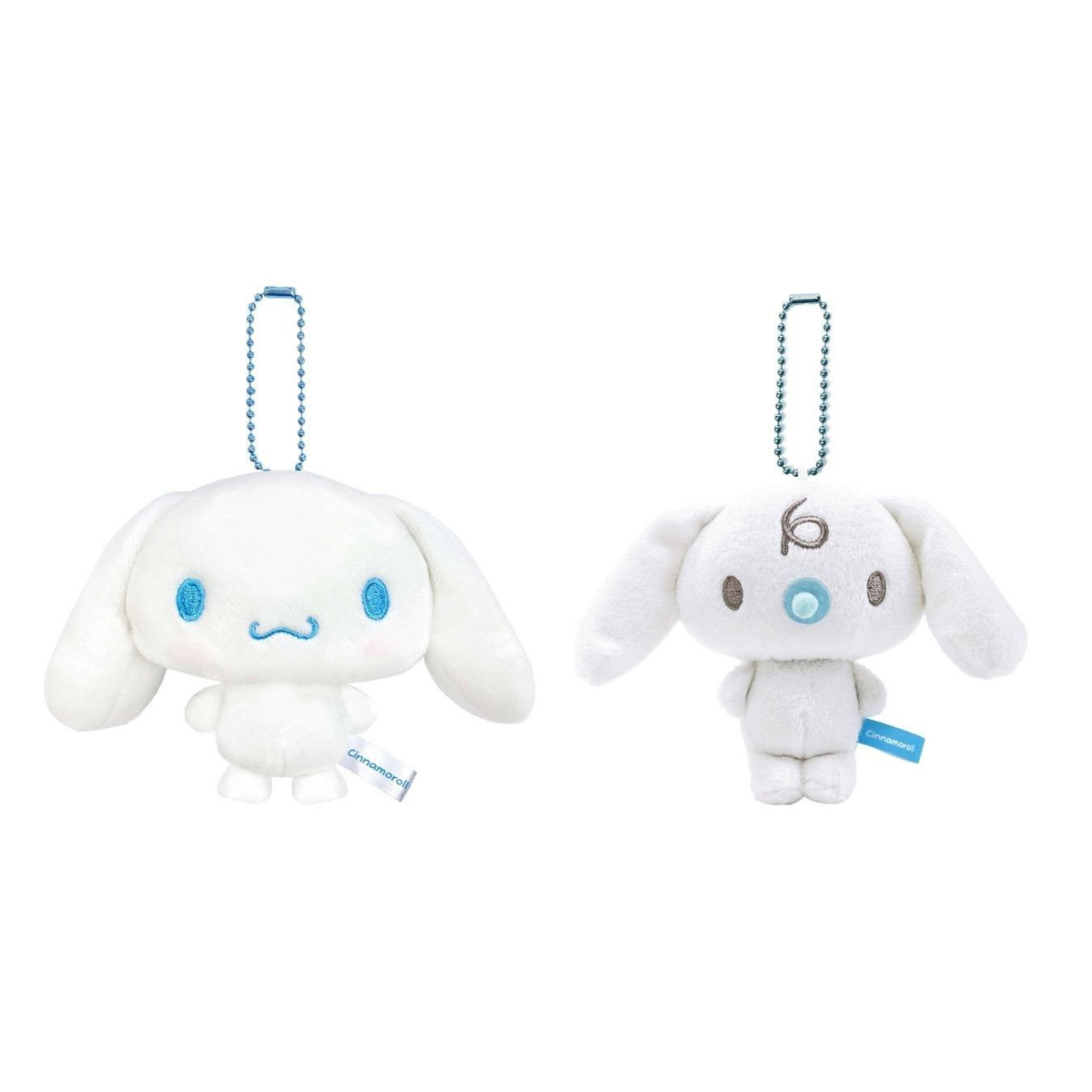 Cinnamoroll and Milk-  Hanging Plush Friends Pair (Japan Edition) - Sanrio