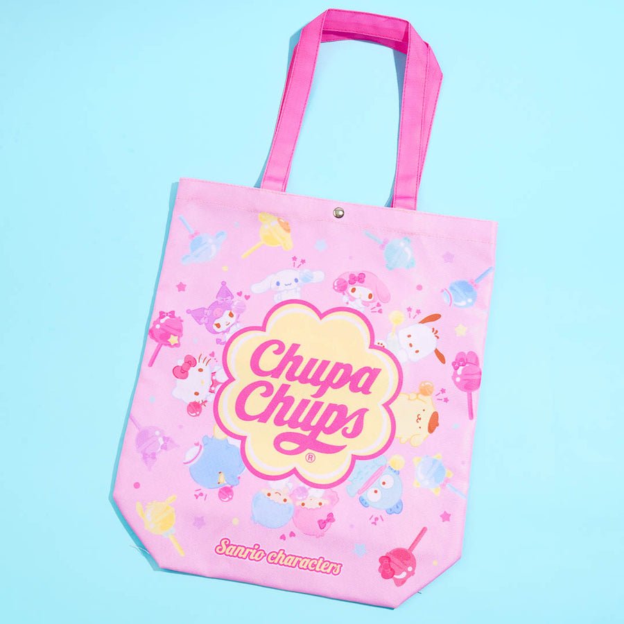 Pink Tote Bag - Chupa Chups x Sanrio Characters (Japan Edition)