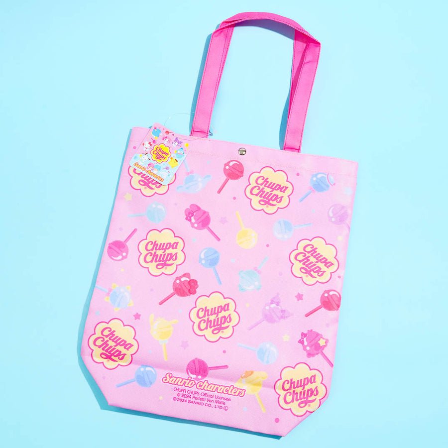 Pink Tote Bag - Chupa Chups x Sanrio Characters (Japan Edition)