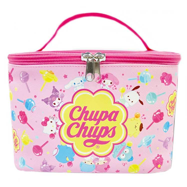 Pink Makeup Case - Chupa Chups x Sanrio Characters (Japan Edition)