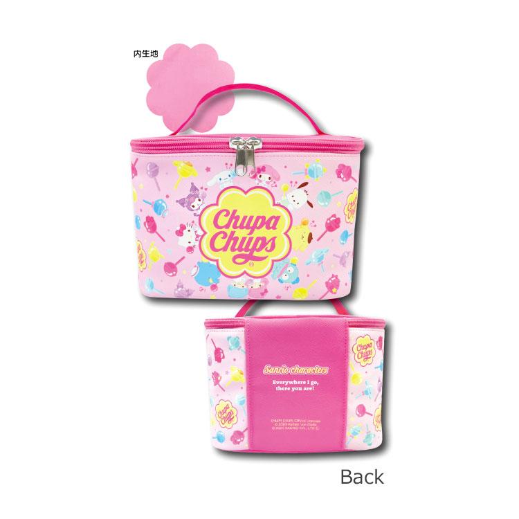Pink Makeup Case - Chupa Chups x Sanrio Characters (Japan Edition)