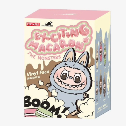 Labubu THE MONSTERS - Exciting Macarons Vinyl Face Blind Box - POPMART