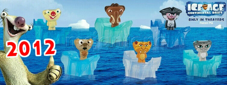 McDonalds 2012 Ice Age Continental Drift Shira #5 Happy meal toy