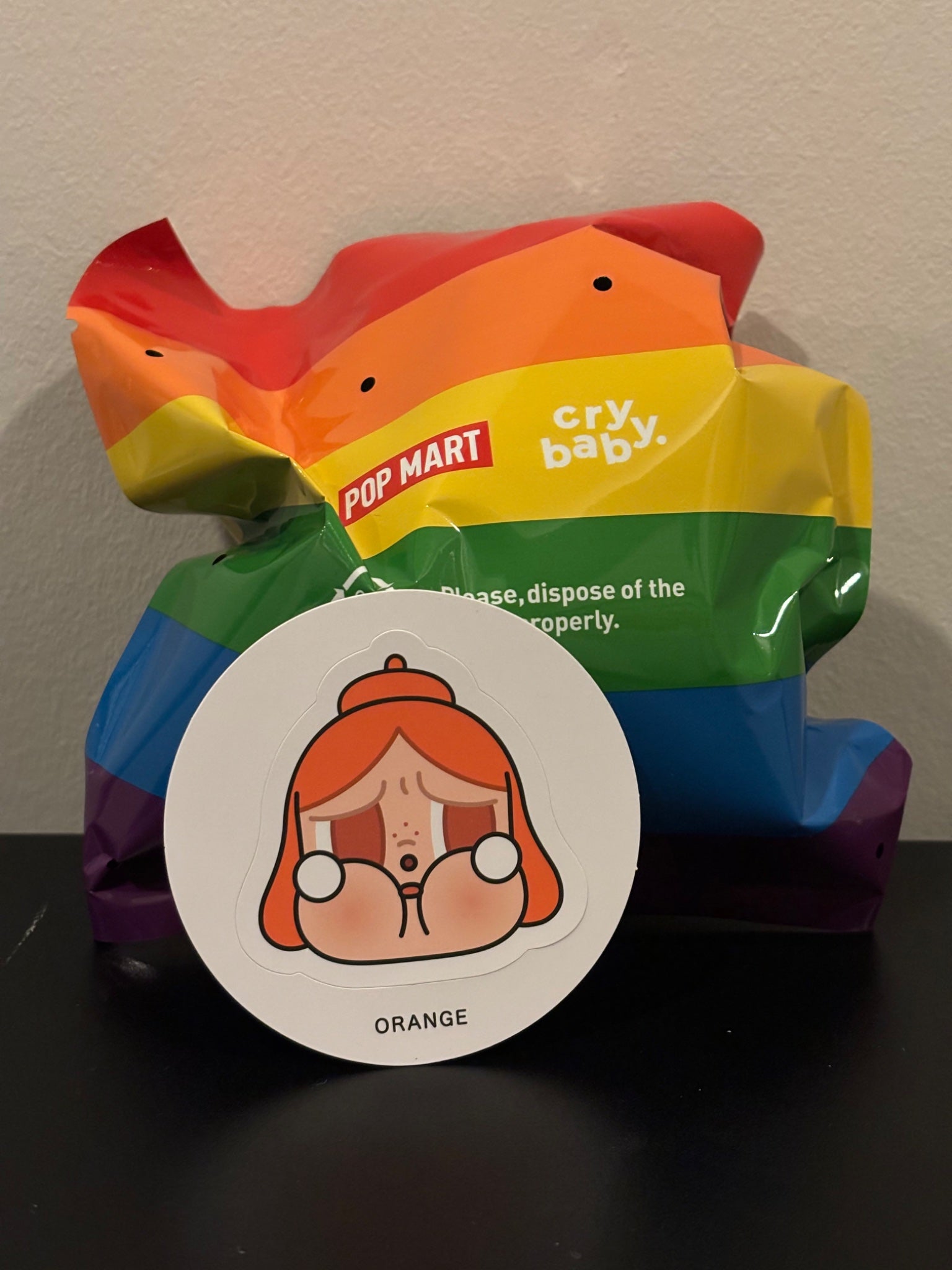 Orange - Crybaby Cheer Up! Plush Pendant