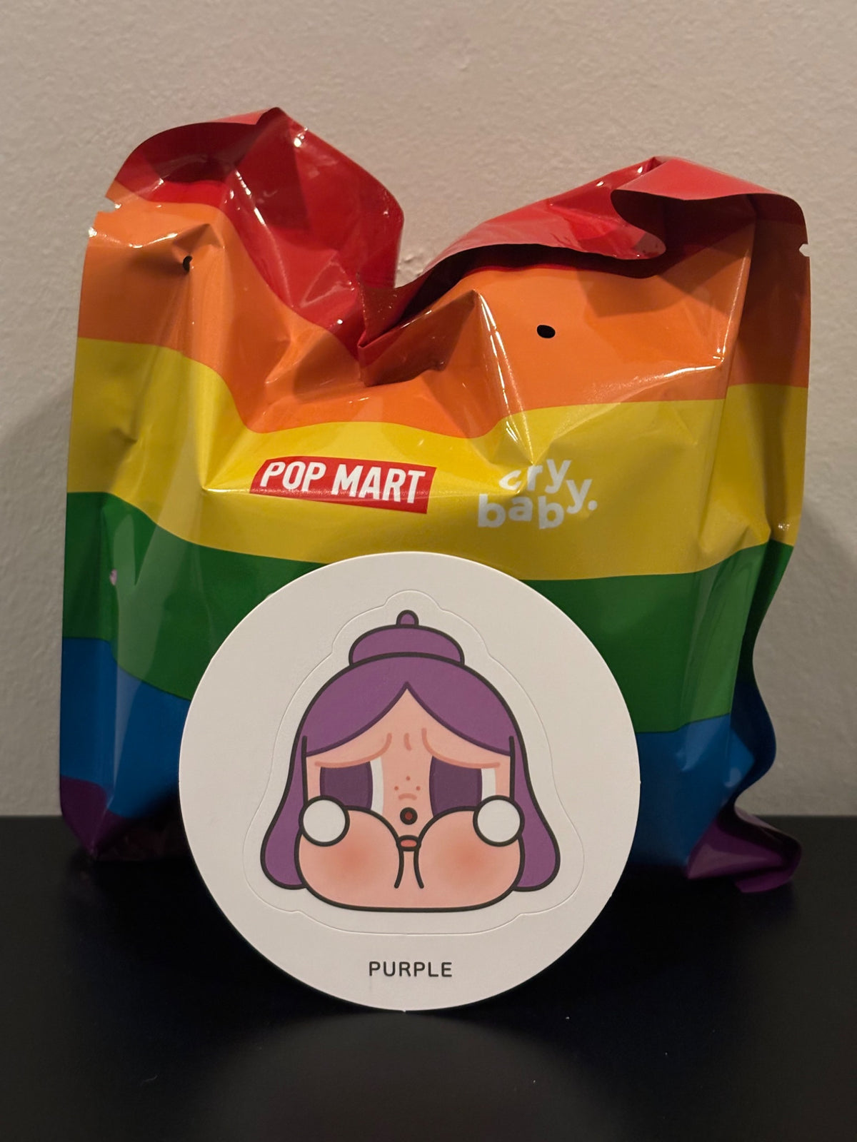 Purple - Crybaby Cheer Up! Plush Pendant