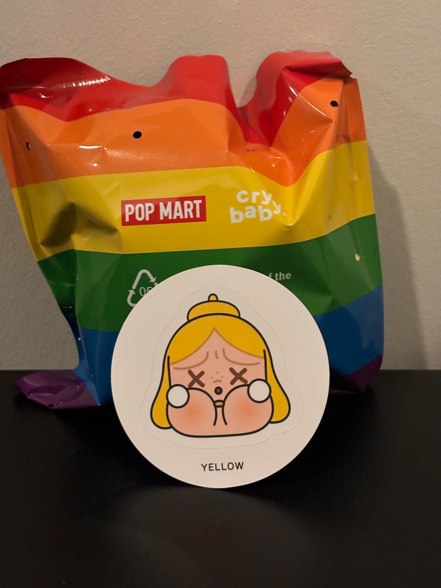 Yellow - Crybaby Cheer Up! Plush Pendant