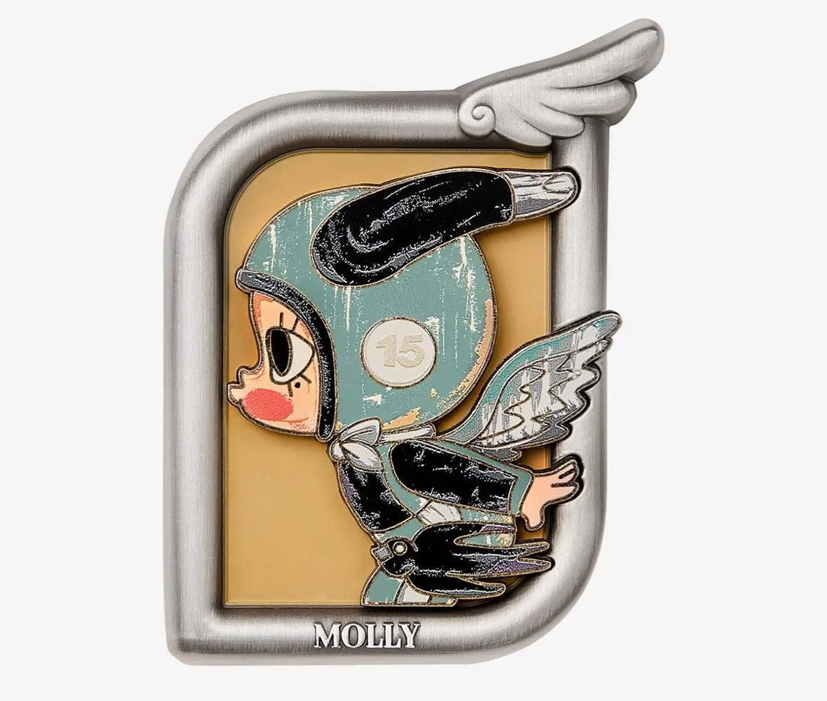 Tong Niu Fei Tian (Silver) - Molly Anniversary Statues Classical Retro II Magnet