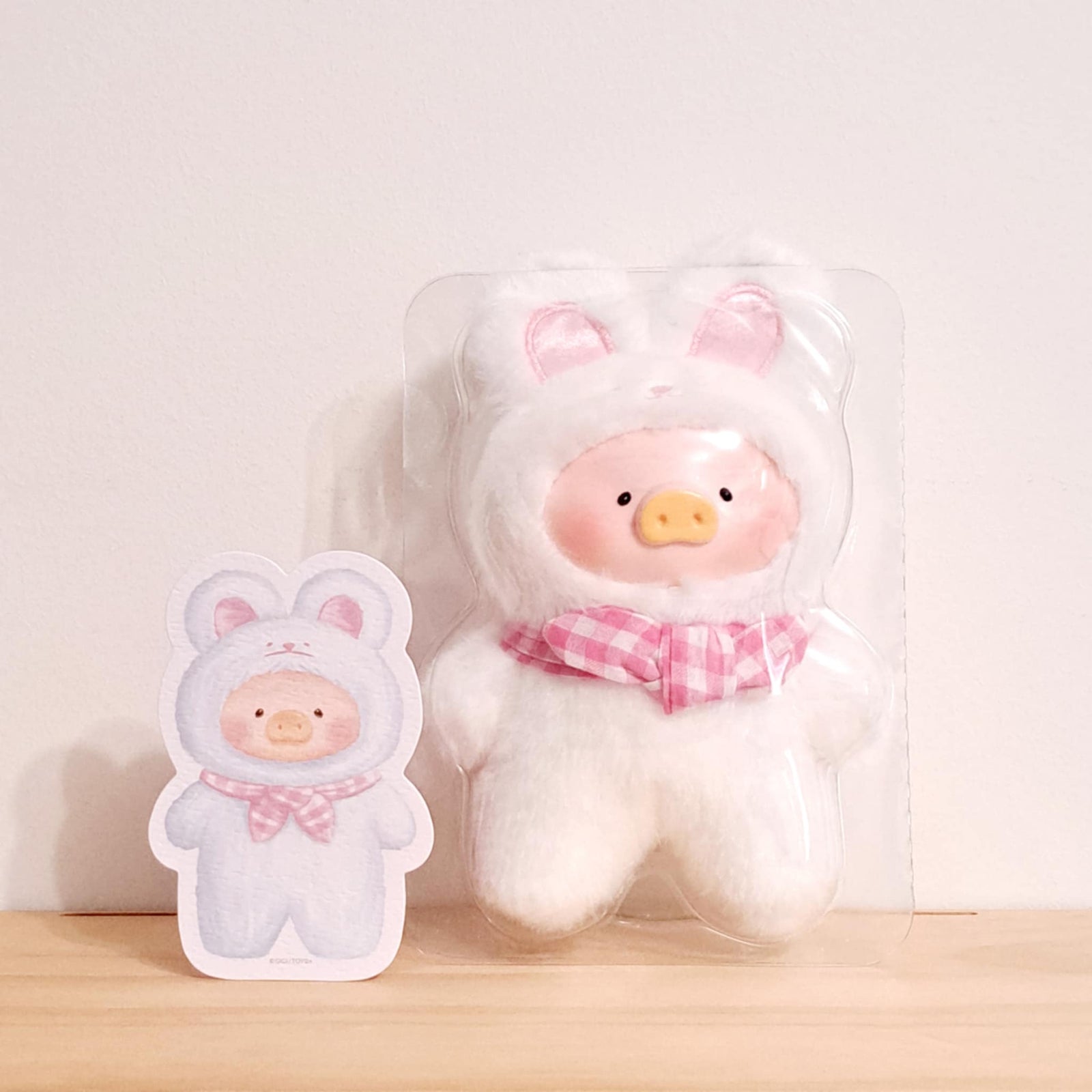 Adore Bunny Lulu (White) - Joyful Time Series Lulu The Piggy Plush Series - ToyZeroPlus