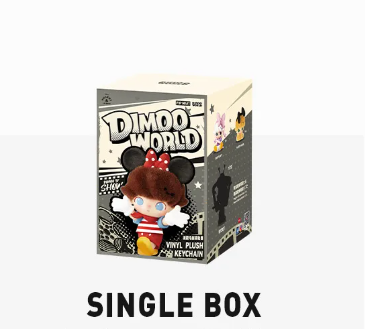 Dimoo World X Disney Series Vinyl Plush KeyChain Single Blind Box