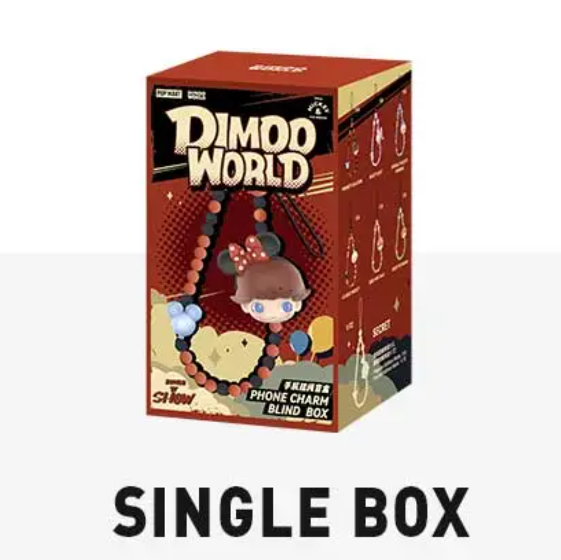 Dimoo World X Disney Series Mobile Phone Charm Single Blind Box
