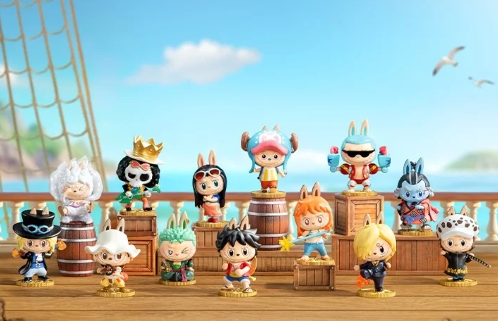 Labubu The Monsters x One Piece Vinyl Figure Blind Box - Pop Mart Labubu The Monsters x One Piece Vinyl Figure Blind Box - Pop Mart
