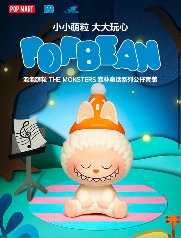 Labubu The Listener - POP BEAN MONSTERS Forest Fairy Tale Set - by