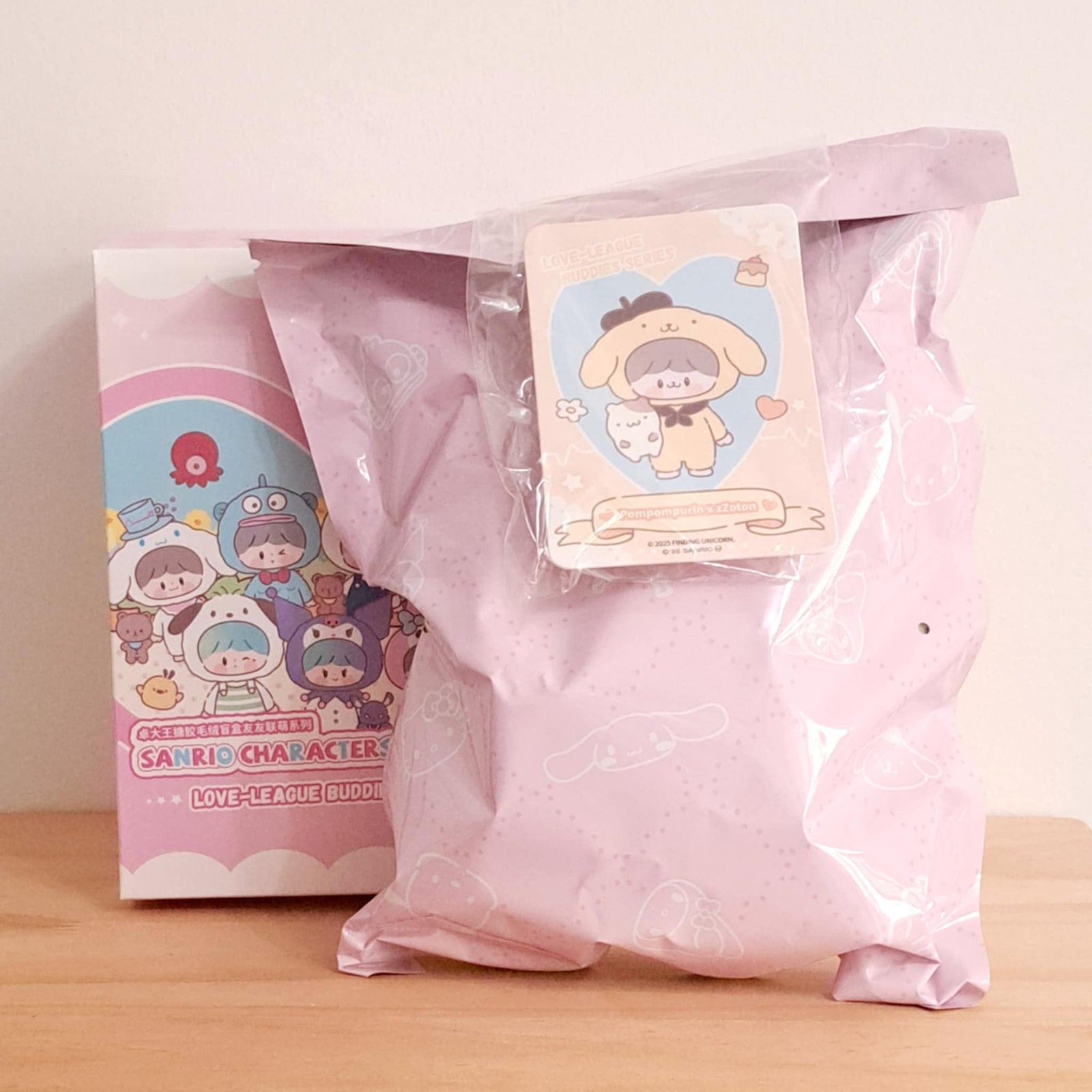 Pompompurin - Sanrio Characters x Zzoton Love-League Buddies Series - Finding Unicorn
