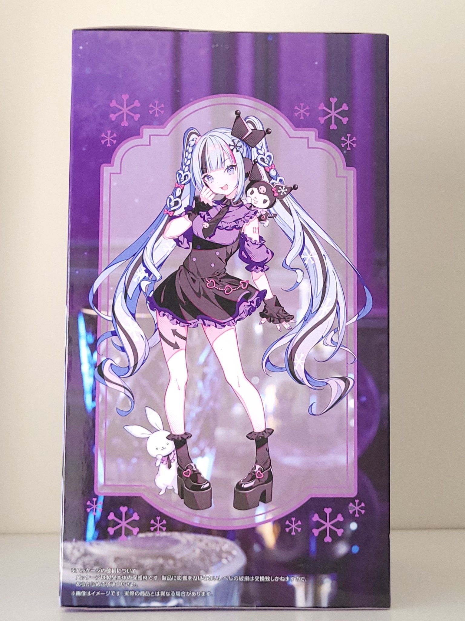 Hatsune Miku x Sanrio - Snow Miku ＋ Kuromi figure - Mindzai Toy Shop