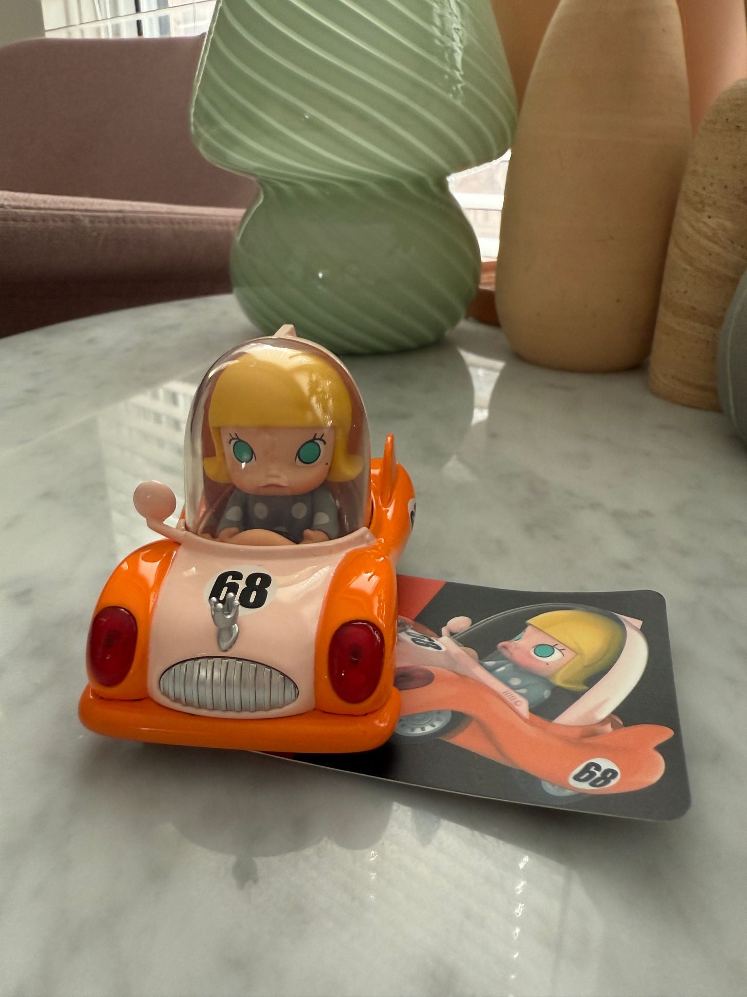 Molly Race King Popmart Pop Car Super Track Series