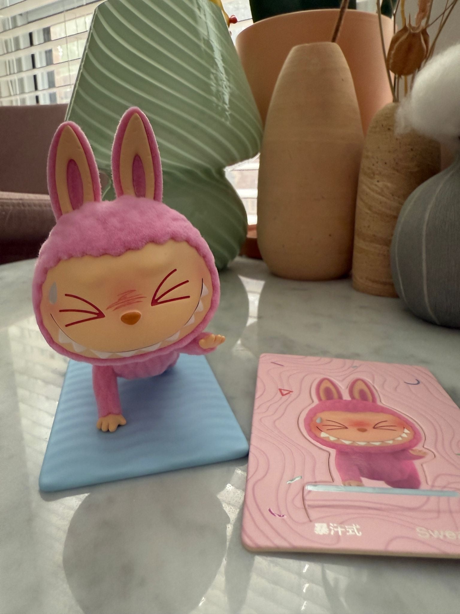 Sweating - Labubu Yoga - Popmart