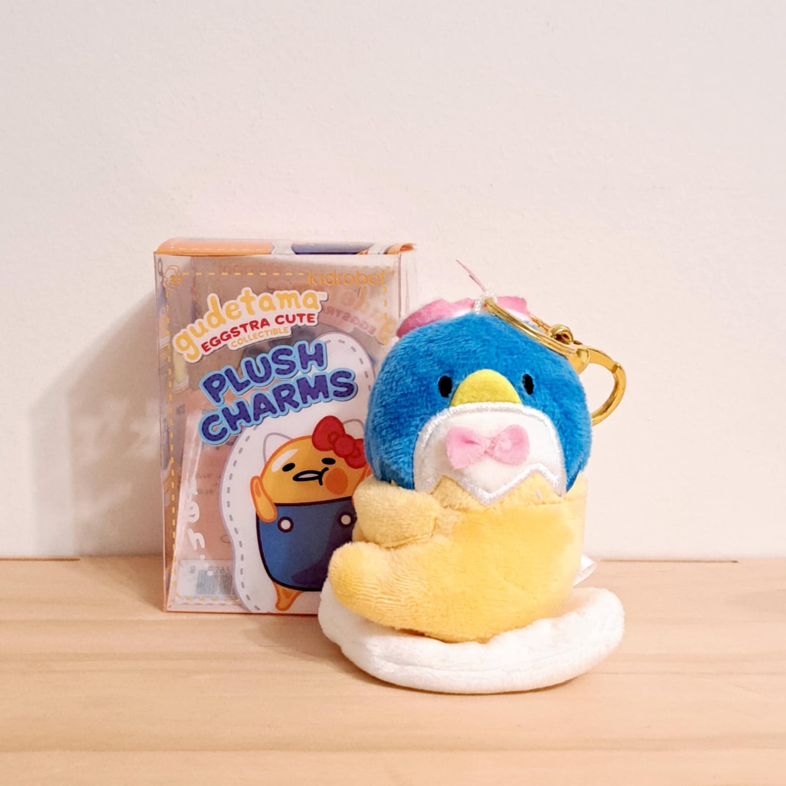 Tuxedo Sam - Sanrio Gudetama Eggstra Cute Collectible Plush Charms - Kidrobot