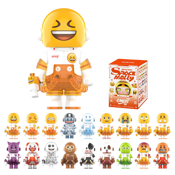 MEGA SPACE MOLLY 100% × emoji™ Series Blind Box by POP MART