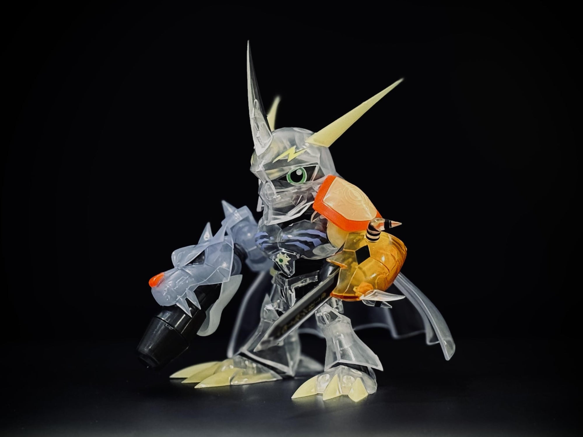 メシモリ様 Omegamon (Omnimon) Transparent Color Ver. - Plabako Digimon