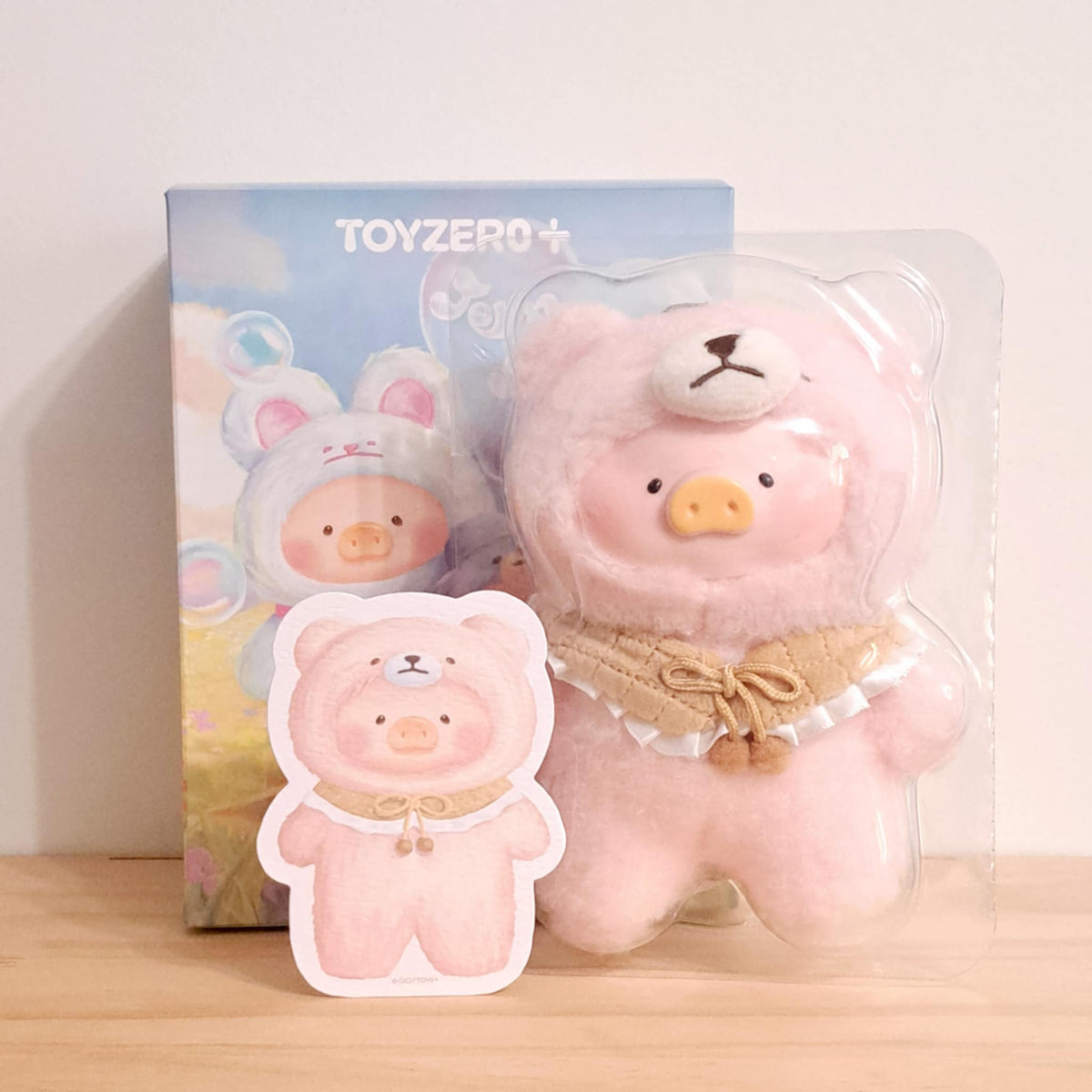 Sunshine Teddy (Pink) - Lulu The Piggy Joyful Time Series - ToyZeroPlus